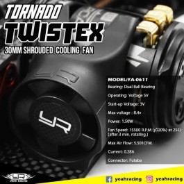 Yeah Racing Tornado Twistex RC Cooling Fan