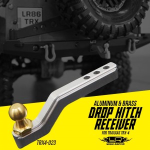 Aluminum & Brass Drop Hitch Receiver (5.8mm) For Traxxas TRX-4