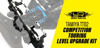 Tamiya TT02: Competition Touring Level Upgrade Kit | TT-02 RC Hopup Kit Tamiya TT02: Competition Touring Level Upgrade Kit | TT-02 RC Hopup Kit