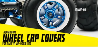 Aluminium Wheel Cap Covers For Tamiya WR-02CB