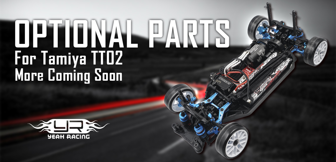 Optional Parts For Tamiya TT02 | More Coming Soon