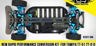 Rapid Performance Aluminum Conversion Kit For Tamiya TT-01 & TT-01E Rapid Performance Aluminum Conversion Kit For Tamiya TT-01 & TT-01E