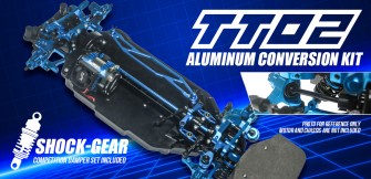 Aluminum Conversion Kit For Tamiya TT-02 | CK-TT02 Aluminum Conversion Kit For Tamiya TT-02 | CK-TT02