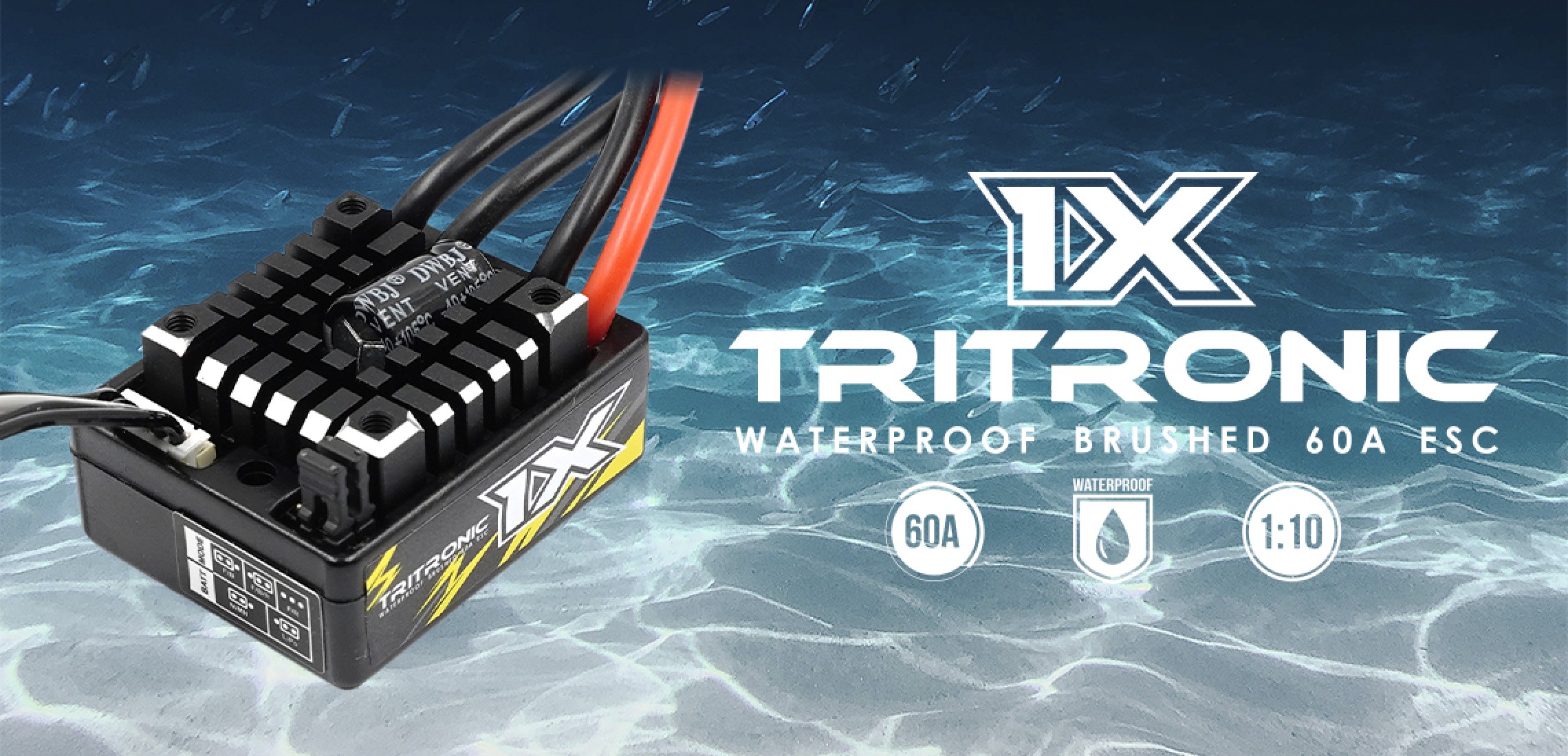 Tritronic 1X Waterproof Brushed ESC