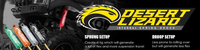 yr yeah racing DESERT LIZARD DAMPER FOR CRAWLER