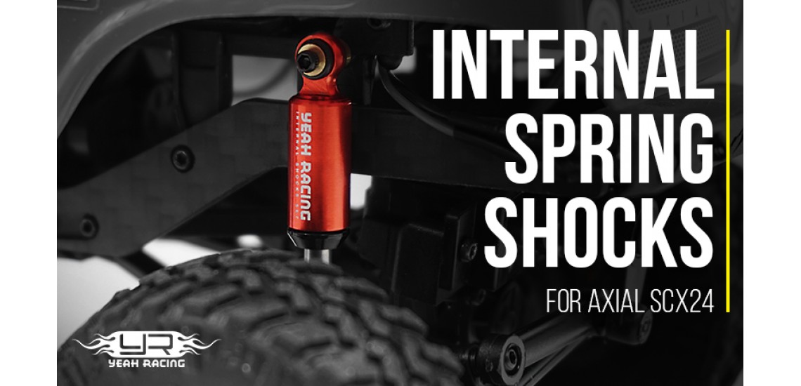 Internal Spring Scale Shocks For Axial SCX24