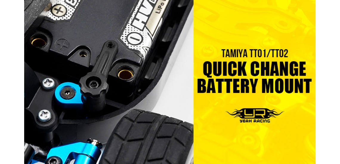 Tamiya TT01/TT02 Quick Change Battery Mount