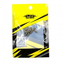 Titanium G2 Hex Socket Flat Head Screws M3 x 8mm 10pcs