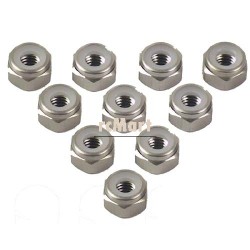 4mm Aluminium Lock Nut (TI) 4mm Aluminium Lock Nut (TI)