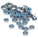 PTFE RC Ball Bearing Set with Bearing Oil For Tamiya F103 Chassis