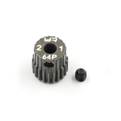 Aluminum 7075 Hard Coated Motor Gear/Pinions 64P 21T