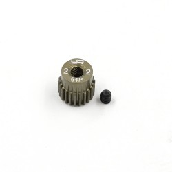 Aluminum 7075 Hard Coated Motor Gear/Pinions 64P 22T
