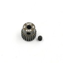 Aluminum 7075 Hard Coated Motor Gear/Pinions 64P 23T