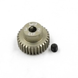 Aluminum 7075 Hard Coated Motor Gear/Pinions 64P 32T
