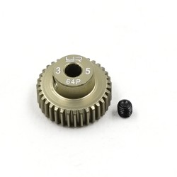 Aluminum 7075 Hard Coated Motor Gear/Pinions 64P 35T