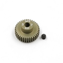 Aluminum 7075 Hard Coated Motor Gear/Pinions 64P 37T
