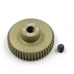 Aluminum 7075 Hard Coated Motor Gear/Pinions 64P 48T