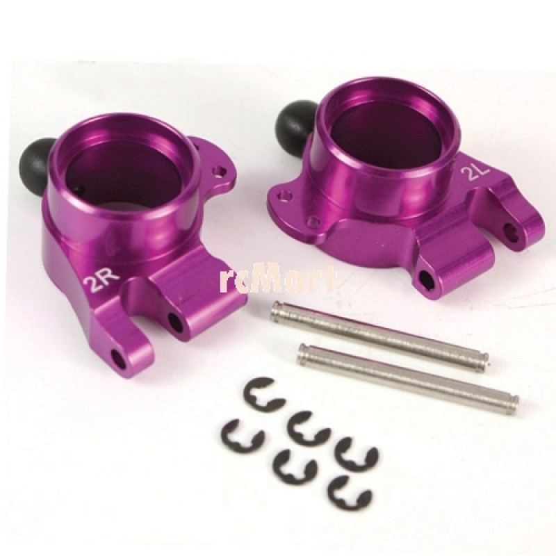 Aluminum Rear Knuckle Arm (Left & Right) 2 Degree (PP) for HPI E10