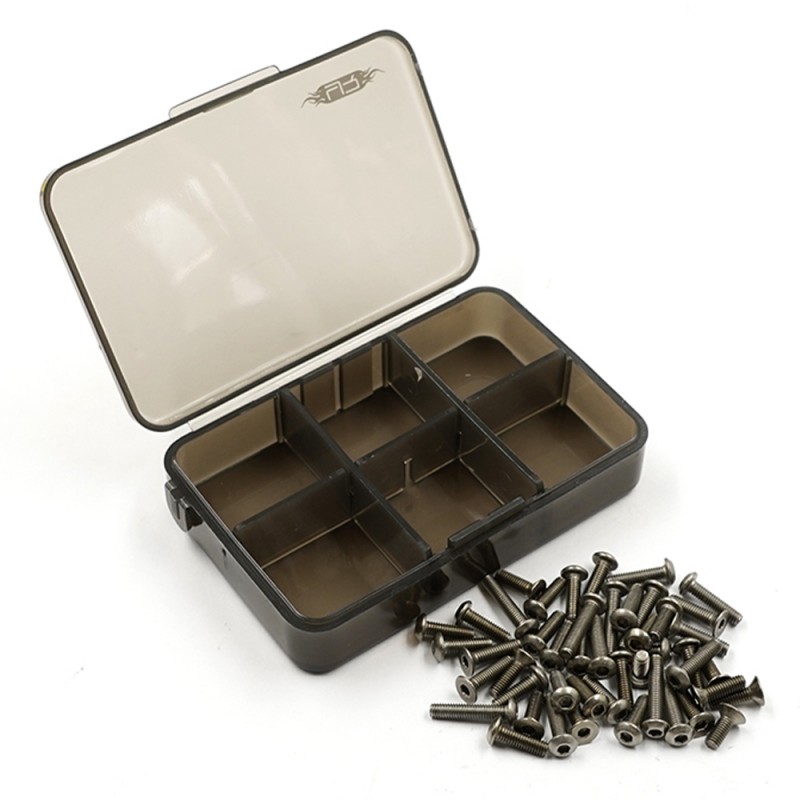 Titanium Screw Assorted Set with FREE Mini Box for Tamiya TT01E