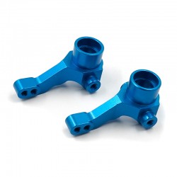 Aluminum Front Knuckle Arm (2pcs) (BU) for Tamiya FF03/TA07/TA05-VDF/TRF416/TRF417/TB03/TB03D