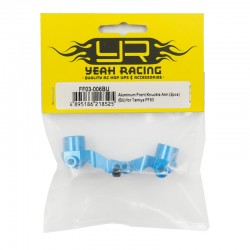 Aluminum Front Knuckle Arm (2pcs) (BU) for Tamiya FF03/TA07/TA05-VDF/TRF416/TRF417/TB03/TB03D