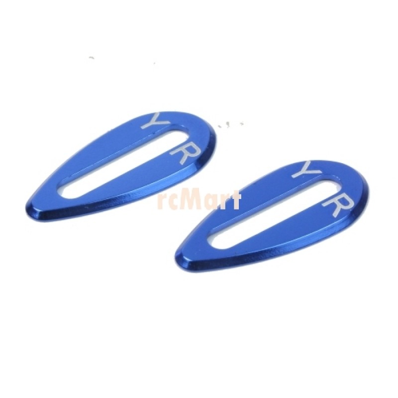 Aluminum Body Wing Protector (Dark Blue) (2pcs) for On Road Bodies