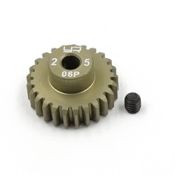 Aluminum 7075 Hard Coated Motor Gear/Pinions 0.6M 25T for Tamiya car kits Aluminum 7075 Hard Coated Motor Gear/Pinions 0.6M 25T for Tamiya car kits
