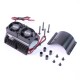 Heat Sink with Twin Tornado High Speed Fans sets for 1:8 Motors with around 40.8mm diameter