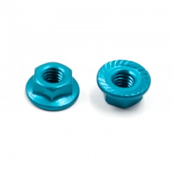 4mm Aluminium Serrated Lock Nut 10pcs (LB) 4mm Aluminium Serrated Lock Nut 10pcs (LB)