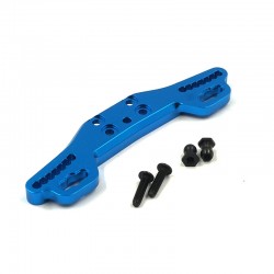 Rear Shock/Damper Tower Aluminum Blue for Tamiya XV-01