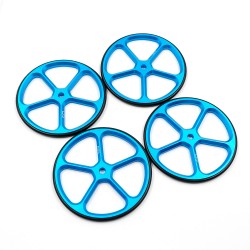 Aluminum Set Up Wheels for 1:10 RC Touring Car (BU) Aluminum Set Up Wheels for 1:10 RC Touring Car (BU)