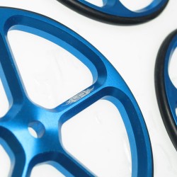 Aluminum Set Up Wheels for 1:10 RC Touring Car (BU) Aluminum Set Up Wheels for 1:10 RC Touring Car (BU)