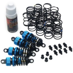 Shock-Gear 50mm Damper Set for 1/10 RC Touring M-Chassis Car Blue