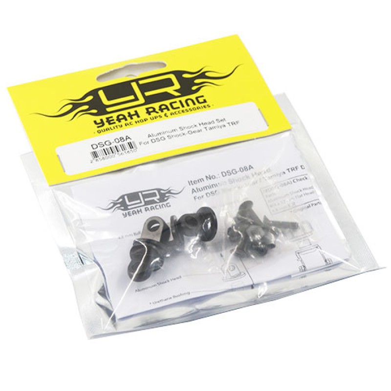 Aluminum Shock Head Set For DSG Shock-Gear Tamiya TRF