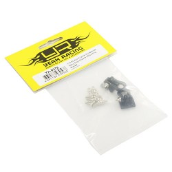 1/10 RC Rock Crawler Accessories Heavy Duty Shackle w/ Mounting Bracket Fit 3Racing CR01-27 Winch Black