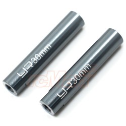 Threaded Aluminum M3 Link Pipe 6x30mm 2pcs GunMetal Threaded Aluminum M3 Link Pipe 6x30mm 2pcs GunMetal