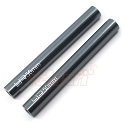 Threaded Aluminum M3 Link Pipe 6x50mm 2pcs GunMetal