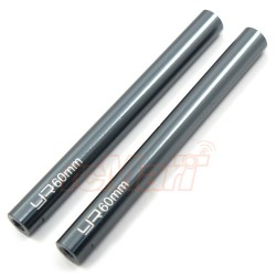 Threaded Aluminum M3 Link Pipe 6x60mm 2pcs GunMetal Threaded Aluminum M3 Link Pipe 6x60mm 2pcs GunMetal