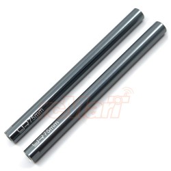 Threaded Aluminum M3 Link Pipe 6x75mm 2pcs GunMetal Threaded Aluminum M3 Link Pipe 6x75mm 2pcs GunMetal