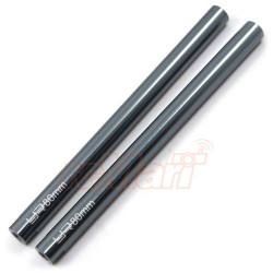 Threaded Aluminum M3 Link Pipe 6x80mm 2pcs GunMetal Threaded Aluminum M3 Link Pipe 6x80mm 2pcs GunMetal