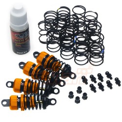 Shock-Gear 55mm Damper Set for 1/10 RC Touring Car Orange