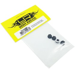 4mm Aluminium Wheel Flange Lock Nut 4pcs For RC Car Black 4mm Aluminium Wheel Flange Lock Nut 4pcs For RC Car Black