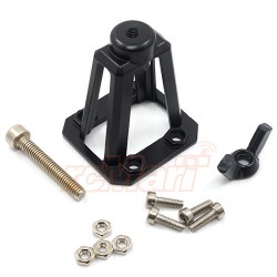 Steel Spare Tire Carrier For RC Crawler Black