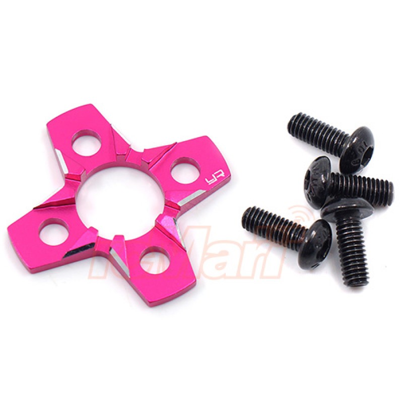 Aluminum Spur Gear Support Plate Type-C For 1/10 Drift Pink