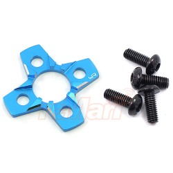 Aluminum Spur Gear Support Plate Type-C For 1/10 Drift Blue Aluminum Spur Gear Support Plate Type-C For 1/10 Drift Blue