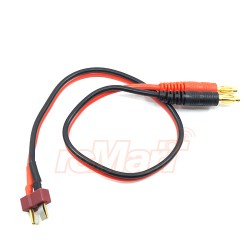 Battery Charger Cable T Plug Male to 4mm Bullet Banana Battery Charger Cable T Plug Male to 4mm Bullet Banana