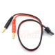 35cm Battery Charger Trax-Style High Current Male to 4mm Bullet Banana