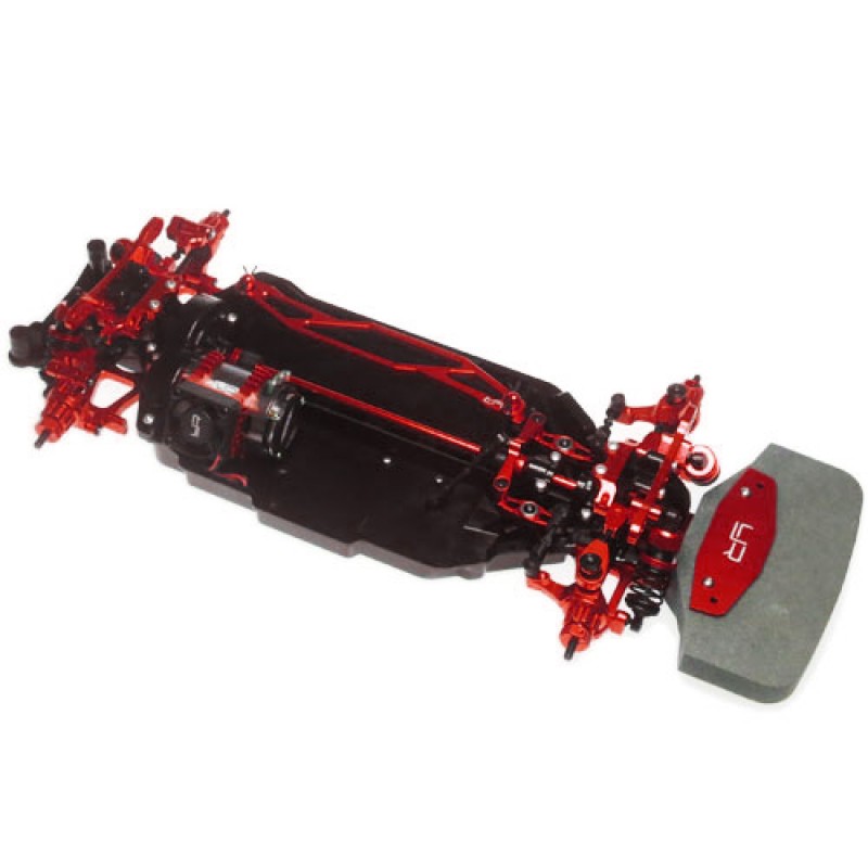 Aluminum Conversion Kit Red For Tamiya TT02