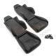 Hard Plastic Seats 2pcs For 1/10 Crawler Black