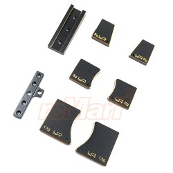 Brass Chassis Weight Balancer for Xray T4 2017 2018 8 pcs